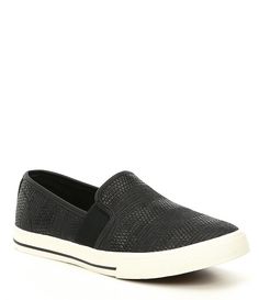 Casual Slip-ons With Textured Footbed, Black Slip-on Sneakers With Woven Sole, Spring Synthetic Slip-on Sneakers With Flat Heel, Spring Synthetic Slip-ons With Textured Sole, Spring Slip-on Sneakers With Textured Footbed, Spring Slip-on Sneakers With Woven Sole, Slip-on Low-top Shoes With Woven Sole, Sporty Slip-on Sneakers With Woven Sole For Spring, Low-top Slip-ons With Woven Sole