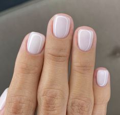 Toe Nail Color, Short Gel Nails, Casual Nails, Bride Nails, Shellac Nails, Nails 2023, White Nail