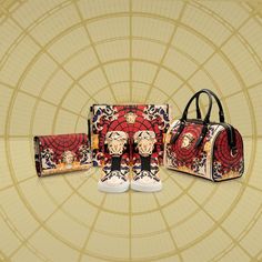 Versace pays tribute to the city of Milan through the unique Ornamental Collection. Exclusively available at the Versace boutique in the Galleria Vittorio Emanuele II in Milan and online for Europe on versace.com #VersaceOrnamental It Girls, Witchy Woman, Mcm Logo, The City, Shoe Bag