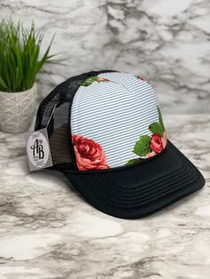 "These unique custom MADE TO ORDER hats are truely one of a kind. Not all heads are created equal , which is why we have so many size options. You can customize your hat color, size and your favorite design. please note all hat colors vary by size, in other words- not every hat color is available in every size. **please note these are made to order and the design layouts will be unique to each hat ordered** Please feel free to ask any questions you have about sizing, as these are MADE TO ORDER e Personalized Adjustable Snapback Trucker Hat, Adjustable Baseball Cap As Summer Gift, Customizable Adjustable Trucker Hat, Adjustable Curved Bill Trucker Hat As Gift, Adjustable Curved Bill Trucker Hat Gift, 5-panel Baseball Cap As Gift, Adjustable Curved Bill Trucker Hat, Summer Gift Adjustable Snapback Hat, Adjustable Cap As A Gift