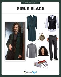 costume guide for sirius black from the hobbo movie