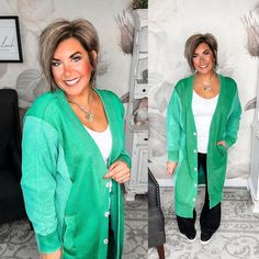 This sweatshirt cardigan is the ultimate in cozy-chic. The vibrant color radiates warmth, while the heavyweight knit fabric wraps you in plush comfort. Yet there's nothing basic about this elevated layer. Functional buttons run down the front,... Sweatshirt Cardigan, Cozy Chic, Knitted Fabric, Knit Fabric, Vibrant Colors