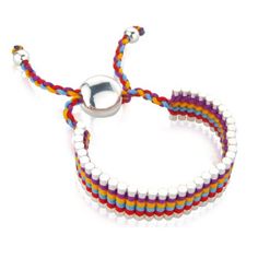 Links of London Inspired Adjustable Rainbow Bracelet Lovely cotton bracelet with its own unique rainbow pattern. Perfect gift for any occasion. Bracelet Size- 16cm up to 27cm adjustable Includes an organza gift bag and gift card Rainbow Sliding Knot Bracelet, Rainbow Sliding Knot Bracelets For Friendship, Rainbow Sliding Knot Friendship Bracelet, Rainbow Sliding Knot Bracelet For Friendship, Multicolor Jubilee Friendship Bracelets, Rainbow Sliding Knot Bracelet As Gift, Rainbow Jewelry With Sliding Knot For Gift, Adjustable Rainbow Bracelet As Gift, Adjustable Rainbow Bracelet As A Gift