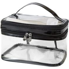 Clear Makeup Bag Travel Toiletry Bag for Women Waterproof Cosmetic Bag Cute Makeup Bag Double Layer Travel Pink Makeup Bag FIND ITEMS FASTER - This clear cosmetic bag is made of eco-friendly PVC and high-quality nylon material, it is the transparent visual performance that you can see clearly what's inside the bag and make finding your daily makeup so much easier to find instead of digging in a bag thus save your time.^;LARGE CAPACITY & MULTI-FUNCTION - consists of brush slots, mesh pocket, and Clear Makeup Bag, Cute Makeup Bag, Pink Makeup Bag, Clear Cosmetic Bag, Cute Makeup Bags, Clear Makeup, Makeup Bag Travel, Clear Makeup Bags, Travel Toiletry Bag