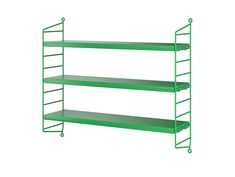 String Pocket - Green Scandinavian Shelves, String Regal, String Shelf, String Pocket, String Furniture, String System, Extra Shelf, Metal Wall Shelves, Wall Shelves & Ledges