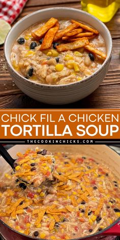 Try this Chick-Fil-A Chicken Tortilla Soup! This dish is so delicious and packed with flavor. You can enjoy a bowl of this soup recipe for dinner together with your family. This chicken soup is easy to make, that you can have it in no time. This is a perfect Fall comfort food idea you can make for the season! Comfort Soups, Copycat Chick Fil A, Chicken Tortillas Soups Recipe, Tortilla Soup Recipe, Fall Comfort Food, Cozy Dinner, Comfort Food Recipes Dinners, Comfort Soup