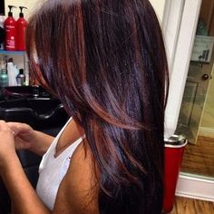 Balayage Fall, Burgundy Brown Hair, Copper Balayage, Hair Done, Long Dark Hair, Burgundy Hair, Colour Ideas, Dark Burgundy