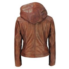 Sasha High Fashion Womens Hooded Leather Jacket – FADCLOSET Hooded Leather Jacket, Leather Jacket With Hood, Lambskin Leather, High Fashion, Leather Jacket, Slip On, Exterior, Women's Top, Leather