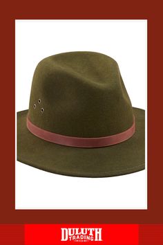 Go ahead, smash it in a pocket. The men's Felt Crusher Hat springs back into shape every time. Dense felted wool holds in heat, even when wet. Casual Hunting Hats For Fall, Casual Fall Hunting Hats, Winter Travel Hat, Fall Six-panel Hat For Outdoor, Wool Hat Bands For Travel, Fall Six-panel Outdoor Hat, Fall Outdoor Six-panel Hat, Casual Fur Felt Hats For Outdoor, Casual Outdoor Fur Felt Hats