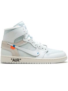 Jordan x Off-White Air Jordan 1 "Euro Release" Sneakers - Farfetch Jordan 1 Off White, Yeezy 750, Sneakers Jordan, Gentlemen Wear, Buy Jordans, Jordan Air, Sneaker Release, Virgil Abloh, Espadrille Shoes