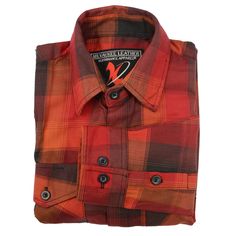 Milwaukee Leather Men's Flannel Plaid Shirt Orange with Red and Black Long Sleeve Cotton Button Down Shirt MNG11641 Features COMFORT: This Flannel Shirt Is Made Using 100% Cotton Woven Flannel Outer Material STYLE: Our Checkerboard Shirt Is Perfect for Anytime Casual Wear, Working Outdoors or Riding Your Motorcycle VERSATILITY: Wear This Shirt Alone in The Early Fall or Use This as An Extra Layer in The Winter Weather. This Shirt Will Be Your New Favorite When the Cold Weather Starts to Arrive DURABILITY: The 100% Cotton Outer Material Was Built to Last While Resisting Shrinking and Fading, This Will Ensure You Get Years of Use Out of This Amazing Shirt FEATURES: Front Button Closure with 2 Front Chest Pockets with Button Closure. Button Cuffs and a Hoodie Red Shirt With Button Closure For Fall, Red Button Closure Shirt For Fall, Classic Red Flannel Shirt With Pockets, Fall Red Shirt With Snap Buttons, Red Shirt With Snap Buttons For Fall, Red Fall Shirt With Snap Buttons, Red Collared Flannel Shirt With Buttons, Casual Red Shirt For Outdoors, Casual Red Shirt For Outdoor