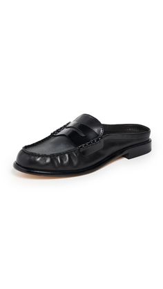 PRICES MAY VARY. Leather sole with rubber heel cap 46% recycled Ortholite insole for exceptional support, stability, and comfort , Penny loafer silhouette Round toe Carter Mules Mule Loafers, Loafers Women, Casual Professional, Heel Caps, Black Loafers, Penny Loafer, Loafer Mules, Leather Mules, Rubber Heels