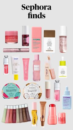 #sephora #finds #sephorafinds #makeup #skincare Best Sephora Products, Makeup Routine Guide, Makeup Products Sephora, Sephora Skincare, Trending Skincare, Pretty School Supplies