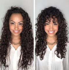 Long Curly Hair With Bangs, Long Curly Haircuts, Natural Curly Hair Cuts, Layered Curly Hair, Youve Been, Curly Hair Photos, Hair With Bangs, Haircuts For Curly Hair, Long Curls