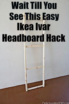 Ivar Headboard Hack, Diy Ikea Ivar, Ikea Mandal Headboard, Diy Storage Headboard, Diy King Size Headboard, Ikea Headboard Hack, Brimnes Headboard, Headboard Hack