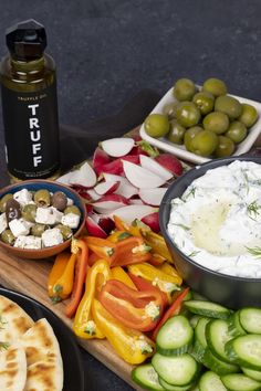 Tzatzki made with TRUFF Black Winter Truffle Oil. The perfect finishing oil to add to your favorite dips, spreads, or even to be used on it's own. Truff Hot Sauce, Truffle Hot Sauce, Tzatziki Dip, Favorite Dips, Agave Nectar, Chili Peppers