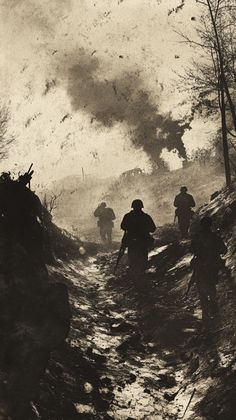 WW2 Battlefield Scene Ww1 Apocalypse, Battlefield 1 Concept Art, Ww1 Aesthetic, Ww2 Medic, Ww2 Wallpaper, Ww2 Aesthetic, Ww1 Battles, Ww1 Art