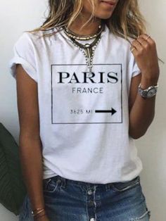 Paris tshirt graphic fashion design cotton tee comes in white with black wording or black with white wording.  *100 cotton * sizing - s/m/l/xl * colors: white w/black letters, or black w/white letters,  * unisex  * adult sizing in these tees these tees are made to order in your size and per color. we do custom orders as well. please email me if you lie to make any adjustments or custom orders, thank you! :) Paris Tshirt, Chanel T Shirt, 90s Women, Paris Gifts, Paris Shirt, Gucci Shirt, Paris T Shirt, Streetwear Mode, Trendy Tshirts