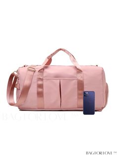 BagForLove - Compact Pink Travel Bag: Ideal for Business Trips & Sports Activities. Product Description Color Pink Material Polyamide Bag Size Medium Composition 100% Polyamide Size Chart INCH CM Bag Length Strap Length Bag Width Bag Height Handle Height Size 17.7 inch 43.3 inch 6.7 inch 13.8 inch 3.9 inch one-size Bag Length Strap Length Bag Width Bag Height Handle Height Size 45 cm 110 cm 17 cm 35 cm 10 cm one-size Details Pictures Similar Products h2 { text-align: center; } /* æ¢è¡ */ li{ w Sports Shoulder Bag With Pockets, Sporty Travel Bag For School, Sporty Pink Duffle Bag For Sports, Functional Gym Bag For Outdoor Activities, Functional Gym Bag For Outdoor, Pink Functional Travel Bag With Pockets, Functional Pink Travel Bag With Pockets, Large Capacity Travel Bag For Sports, Pink Casual Duffle Bag For Outdoor Activities