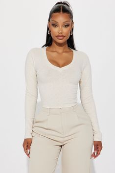 Available In Black, White, Pink, Oatmeal, DarkRed, And Olive. Long Sleeve Top V Neck Ribbed Cropped Stretch 95% Cotton 5% Spandex Imported | Jenni Ribbed Crop Top in Oatmeal size Medium by Fashion Nova Oatmeal Long Sleeve Top For Spring, Fitted Neutral Ribbed Top, Maternity Crop Top Outfits, Maternity Crop Top, Maternity Crop Tops, Pink Oatmeal, Airport Outfits, Vegas Trip, Ribbed Crop Top