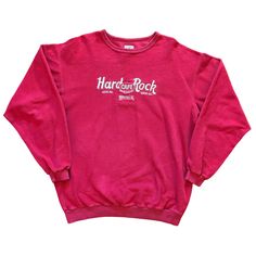 This Hard Rock Cafe Montreal Sweatshirt Is A Cozy And Stylish Piece That Celebrates The Iconic Brand's Presence In The Vibrant City Of Montreal. Made From Soft, High-Quality Fabric, It Features The Classic Hard Rock Cafe Logo Prominently Displayed On The Front, Accompanied By "Montreal" In Bold Lettering. The Sweatshirt's Rich Colors And Durable Print Ensure It Stands Out, While Its Comfortable Fit Makes It Perfect For Everyday Wear. Ideal For Collectors And Fans Of The Hard Rock Brand, This Sweatshirt Is A Great Way To Showcase Your Love For Music And One Of Canada's Most Exciting Cities. Montreal Sweatshirt, Bold Lettering, Cafe Logo, Of Montreal, Rock Cafe, Hard Rock Cafe, Sweaters Crewneck, Rich Colors, Hard Rock