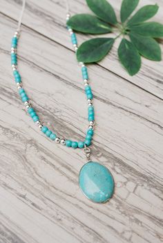 Radiant Turquoise Necklace for Women - Jewelry - WAR Chest Boutique Turquoise Accessories, Strawberry Lip Balm, Chain Extenders, Turquoise Stones, Themed Jewelry, Turquoise Pendant, Jewelry Rings Engagement, Stone Bracelet, Turquoise Stone