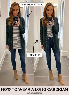 How To Wear A Long Cardigan, Cardigan Outfit Spring, Cardigan With Jeans, Long Cardigan Outfit, Grey Turtleneck Sweater, Grunge Dress, Cardigan Outfits, Cosplay Dress, Dress With Cardigan