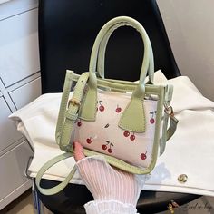 Bird in Bag - Days cherry transparent jelly bag female new handbag small square bag fashion crossbody Jelly Bag, Street Trends, Coach Swagger Bag, Small Handbags, Bird In Bag, Square Bag, Bag Fashion, New Handbags, Jelly