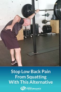 There’s nothing like throwing a bunch of weight on the bar and challenging your true strength with squats, but what if you’re struggling with lower back pain?  I’ve personally been there and know exactly what you’re going through, which is why I’ve put together this coaching on the best squat alternative for low back pain. | Squat Alternative For Bad Back | Squat Alternatives | Barbell Squat Alternative | Low Back Pain Relief |