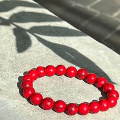 "Beaded Bracelet, Lava Beads, Homemade Bracelet, Arm Candy, Stackable Bracelets, Gift XS-6\" S-6.5\" M-7\"-7.5\" L-8\" XL-8.5-9\" Donnie's Care Facts: 1. Our bracelets are not indestructible, so be gentle!  2. Take your bracelets off by rolling them off your arm. Try not to put extra tension on the elastics. 3. It is recommended to not submerge them in water (Showering, swimming etc.)" Homemade Bracelet, Bracelet Arm, Wooden Beaded Bracelets, Homemade Bracelets, Lava Bead Bracelet, Red Marble, Lava Beads, Be Gentle, Star Bracelet