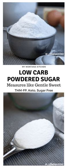 the ingredients for low carb powdered sugar