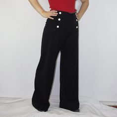 Hey, I found this really awesome Etsy listing at https://www.etsy.com/se-en/listing/254237303/authentic-sailor-pants-black-viscose Retro Stretch High-waisted Pants, Retro High-waisted Bottoms For Workwear, Retro High-waisted Workwear Bottoms, Retro High Waist Bottoms For Work, Retro Stretch Bottoms For Work, Fitted Retro Wide-leg Pants, Black Fitted Retro Bottoms, Retro Fitted Black Bottoms, Retro Black High-waisted Pants