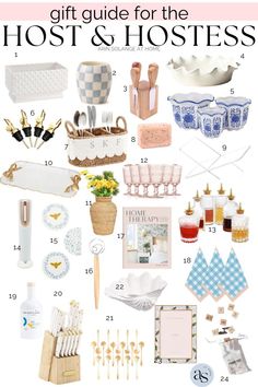 gift guide for the host and hostess