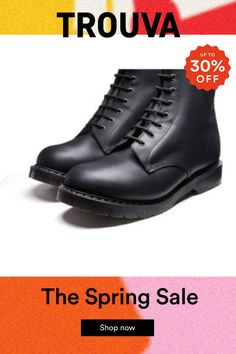 Leather upper. Leather and synthetic lining. Soft suspension classic sole. Goodyear welted. Local Boutique, Goodyear Welt, Support Local, Friend Wedding, Dr. Martens Boots, Free Shopping, Black Boots, Derby, Combat Boots