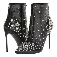 Steve Madden Women's Embellished Studded Shinny Sparkle Black Ankle Boot Sz 6 The Steve Madden Viceroy Embellished Booties Feature An Array Of Spiky Studs, Shiny Discs, And Sparkling Stones That Are Sure To Turn Heads And Make A Statement. Made From Synthetic Materials For Durability And Easy Maintenance, These Boots Feature A Synthetic Lining And Sole For Added Comfort. With Pointed And Rounded Studs, As Well As Faceted Clear Stones, These Booties Feature A Unique Combination Of Embellishments Dress Booties, Steve Madden Store, Shoes Steve Madden, Fringe Boots, Womens Ankle Boots, Beautiful Shoes, Black Ankle Boots, Steve Madden Shoes, Ankle Booties