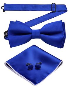 Brand: Barry Wang Excellent Material: 100% Handmade Silk What You Get: Same Design Pre-tied Bow tie, Pocket Square & Cufflinks Size: Bowtie in 4.8" Length & 2.36" width, pocket square in 9"x 9"size.For More Quality Stylish Bowties with Unbeatable Price, Please Click Our shop to Check More.With So Much Choice and Impeccable Quality, There's No Excuse Not to Have A Superb Selection in Your Wardrobe. Occasion: Perfect for Daily Dress, Business, Office, Meeting, Birthday, Wedding, Engagement, Ball P Royal Blue Bow Tie, Necktie Pattern, Champagne Shirt, Burgundy Vest, Purple Bow Tie, Orange Suit, Bowtie Pattern, Burgundy Shirt, Purple Vests