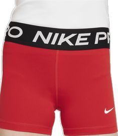 Stretch Red Bottoms For Sports Events, Red Stretch Bottoms For Sports Events, Red Nike Running Activewear, Red Nike Activewear For Running, Red Activewear For Sports Events, Red Activewear Shorts For Sports, University Red Athletic Shorts For Sports Events, Red Nike Athletic Shorts, Team-colored Training Shorts