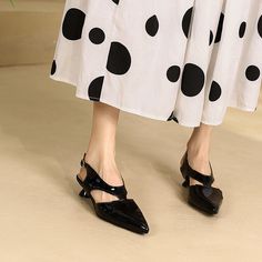 Gender: For Women Style: Fashion,KoreanOccasion: Casual,Party/Club,Office/CareerHeel Height: 3.5cmPlatform Height: 1cmSeason: Spring,Summer,Fall/Autumn,WinterPackage Contents: 1 x Shoes (Pair)Size Guide:28 = foot length 18.5-19cm (Foot width=6.5-7cm)29 = foot length 19-19.5cm (Foot width=7cm)30 = foot length 19.5-20cm (Foot width=7-7.5cm)31 = foot length 20-20.5cm (Foot width=7.5cm)32 = foot length 20.5-21cm (Foot width=7.5-8cm)33 = foot length 21-21.5cm (Foot width=8cm)34 = foot length 21.5-22c Black Pointed Toe Kitten Heels For Spring, Black Slingback Kitten Heels For Summer, Black High Heel Slingback Pumps For Summer, Trendy Black Slingback Pumps For Summer, Black Summer Kitten Heels, Summer Black Round Toe Slingback Pumps, Black High Heel Slingback Sandals For Spring, Black Open Toe Slingback Pumps For Summer, Trendy Black Open Toe Slingback Pumps