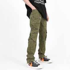 Spring Autumn Men's Deckle Edge Design Vintage Cargo Pants Elastic Waist Tide Straight High Street Casual Overalls SIZE (Unit: CM) S Length: 108CM Waist: 76CM Hip: 108CM M Length: 110CM Waist: 79CM Hip: 112CM L Length: 112CM Waist: 82CM Hip: 116CM XL Length: 114CM Waist: 85CM Hip: 120CM (1 inch = 2.54 cm, 1 cm = 0.39 inch) * NOTE: 1 , As different computers display colors differently, the color of the actual item may vary slightly from the above images. 2 , All our products are advertised in ASI Vintage Cargo Pants, Loose Overalls, Man's Overcoat, Mens Suit Vest, Casual Cargo Pants, Linen Shirt Men, Pants Elastic Waist, Hoodie Set, Navy And Brown