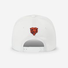 Wear it for all the world to see. Your team spirit will be front and center, when you hitch it to the Chicago Bears Monty Script Marquee RF Cap. With an embroidered team logo display and unstructured design featuring a soft curve visor and mid crown, your tailgate fashion just got an upgrade. An adjustable snapback snap closure lets you quickly and easily adjust the fit for the most comfortable feel. Features Embroidered team logo display with raised graphics on front of crown Unstructured, rela Collegiate Snapback Baseball Cap, College Snapback Hat With Embroidered Logo And Curved Bill, College Trucker Hat With Embroidered Logo, College Trucker Cap With Embroidered Logo, College Snapback Hat With Curved Visor For Baseball Season, Curved Brim Snapback Hat With Embroidered Logo For College, Fan Gear Dad Hat With Embroidered Logo, Dad Hat With Embroidered Logo For Fan Gear, Curved Visor Snapback Hat For College Baseball Season