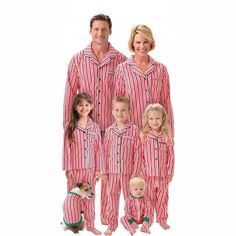 Family Christmas Pajamas Set Striped Print Mother Kids Matching Clothes Button Shirt+Trousers Family Matching Christmas Pajamas, Lounging Outfit, Family Matching Christmas, Matching Family Christmas Pajamas, Matching Christmas Pajamas, Matching Clothes, Plaid Sleeve, Christmas Pajama Set, Matching Sweaters