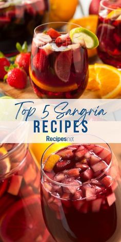 several glasses of sangria drinks Red Sangria Recipes Easy, Summer Drinks Easy, Sweet Sangria Recipe, Best Sangria Recipe, Summer Sangria Recipes, Refreshing Recipes, Pork Spices