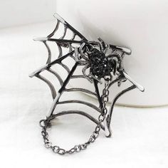 Cute! Never Worn Spider Brooch Add To Anything Black Goes With Everything! Black Metal Brooch Jewelry, Gothic Brooch Jewelry For Parties, Gothic Party Brooch Jewelry, Black Brooch Jewelry For Party, Black Party Jewelry Brooch, Black Gothic Brooch Jewelry, Black Gothic Jewelry Brooch, Black Gothic Brooch, Black Brooch Pins For Party