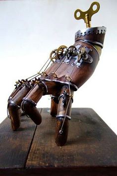 Machinionig Hand Lifarisi23 Steampunk Kunst, Steampunk Gadgets, Diesel Punk, Style Steampunk, Punk Art