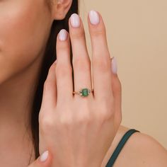 Lauryn Chic, timeless, and versatile - we can’t recommend our rings enough! The Emerald Stone is the birthstone for May. The Octagon shape of the stone also gives this ring an elegant look. This dainty piece would make the perfect gift for her! - Handmade- Solid Gold- Natural Diamonds and Emerald- G Color, SI Quality Diamonds- Total Diamond Carat Weight: 0.24 ctw- Total Emerald Carat Weight: 1.14 ctw- Band Width: 1.7 mm All pieces come beautifully boxed in suede pouches you can always use when t Emerald And Diamond Engagement Ring, Octagon Shape, Diamond Carat, Emerald Stone, Quality Diamonds, Perfect Gift For Her, Diamond Engagement Ring, Diamond Engagement, Diamond Engagement Rings