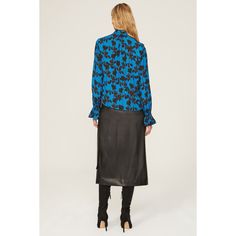 Blue floral crepe (100% Polyester). Top. Long sleeves. Tie neck. Pull on. 26" from shoulder to hemline. Imported. Rent The Runway, Chic Top, Closet Designs, Polyester Top, Tie Neck, Diane Von, Von Furstenberg, Diane Von Furstenberg, Blue Floral