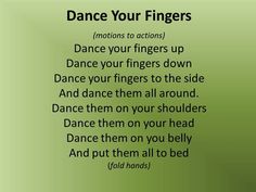 the words dance your fingers are written in black and white on a green background with an abstract