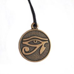 The Eye Of Ra, Eye Of Protection, Ancient Egyptian Symbols, Luck Necklace, Necklace Evil Eye, Eye Of Ra, Good Luck Necklace, Slip Knot, Cord Ties