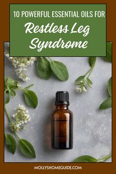 Discover the best essential oils for restless legs with these natural remedies. Try Lavender, Jasmine, or Rosemary essential oil blends to ease restless leg syndrome symptoms. Make your own Restless Leg Roller Bottle Blend or Homemade Restless Leg Spray using DIY recipes. Learn how to use essential oils effectively for restless leg syndrome relief. Incorporate the power of essential oils into your routine and find comfort from this common issue! Restless Legs Relief Night, Rosemary Essential Oil Blends, Essential Oils For Restless Leg, Oils For Restless Leg Syndrome, Restless Leg Syndrome Essential Oils, Leg Roller