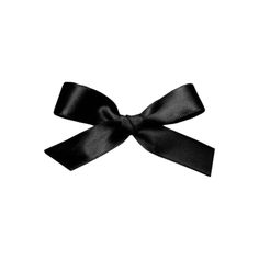 a black bow on a white background